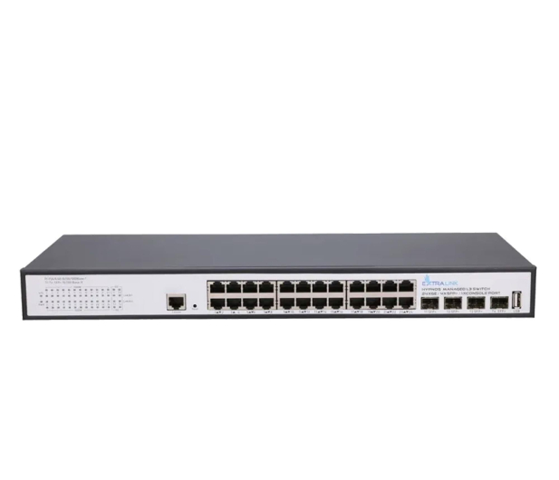 ExtraLink Hypnos 24x RJ45 1000Mb/s 4x SFP+ L3 zarządzalny - 1544068 - zdjęcie